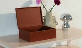 BOITE ECRIN CUIR SIMLI LUXE