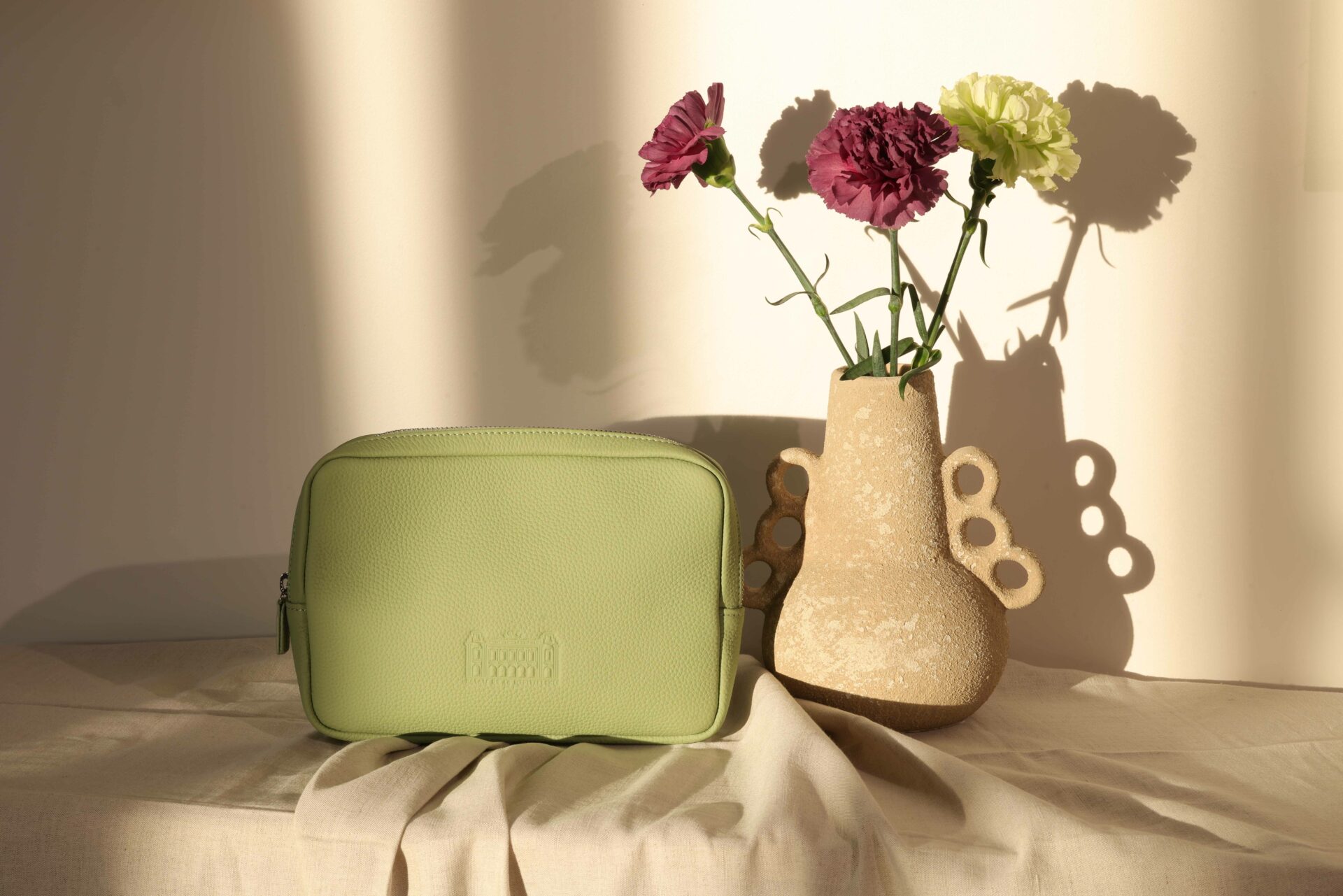 POCHETTE TROUSSE CUIR SIMILI LUXE