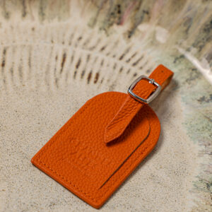 luggage tag porte adresse cuir simili