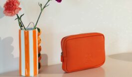 POCHETTE TROUSSE CUIR SIMILI CUIR