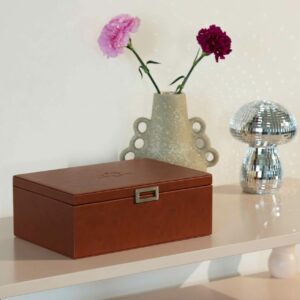 BOITE ECRIN CUIR SIMLI LUXE