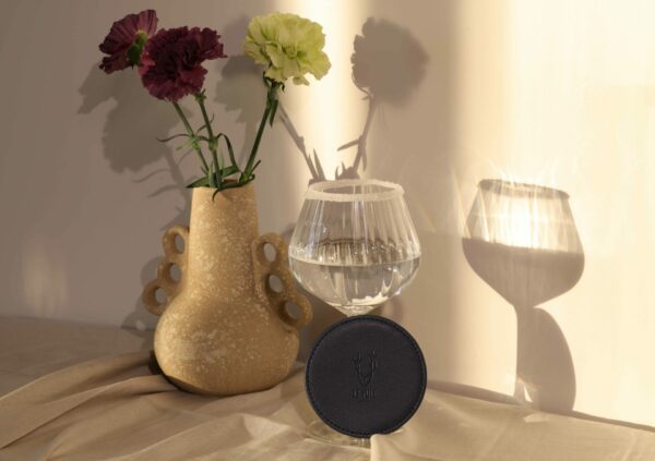 sous verre cuir simili